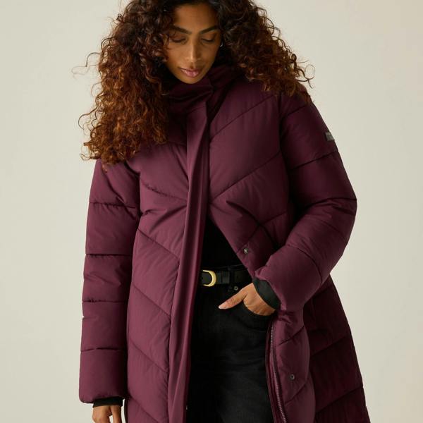 Regatta Womens/Ladies Eloria Long Length Padded Jacket - Fig - 