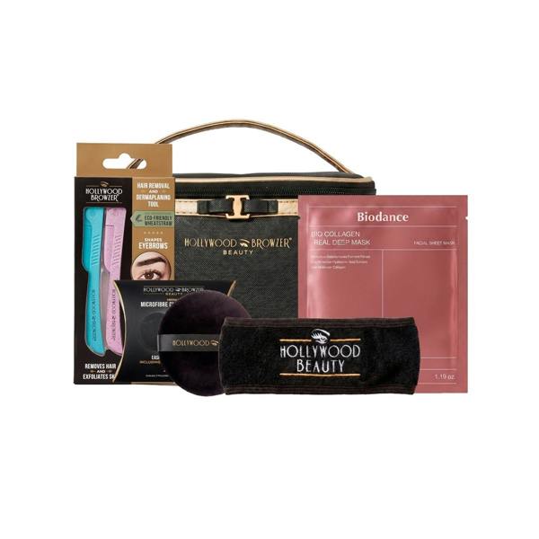 Hollywood Browzer The Pregnancy Safe Dermaplaning Skin Kit Set