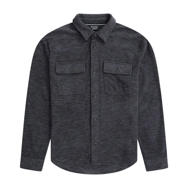 Animal Mens George Fleece Shirt - Navy