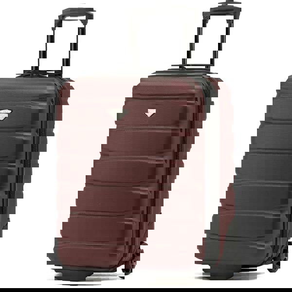 Flight Knight 45x36x20cm EasyJet Free Cabin Bag 2 Wheel Suitcase Hard Shell Carry On