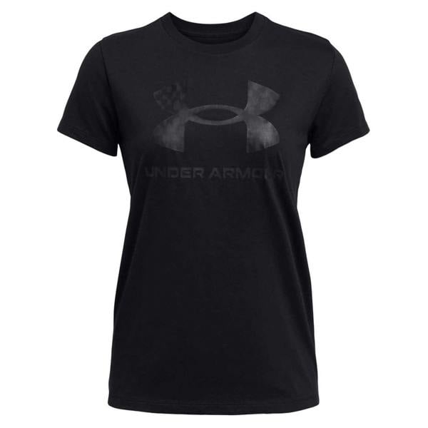 Under Armour Womens/Ladies Sportstyle Graphic Short-Sleeved T-Shirt - Black - 