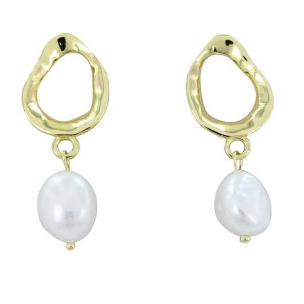 Pearl and Sterling Silver Ringlet Earrings - Reeves & Reeves