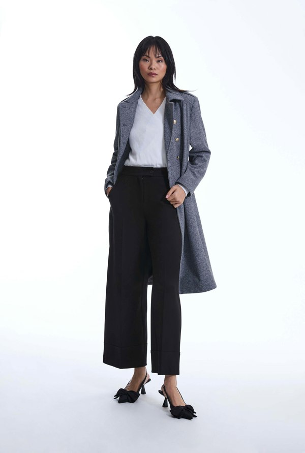 James Lakeland Tailored Black Trousers