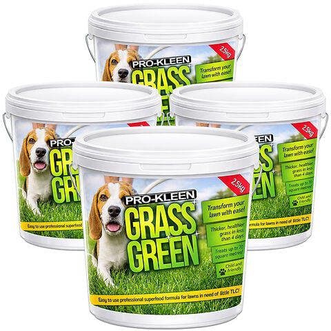 ProKleen Pro-Kleen Grass Green Lawn Fertiliser 10KG - Professional Grass Fertiliser for Thick Green Grass
