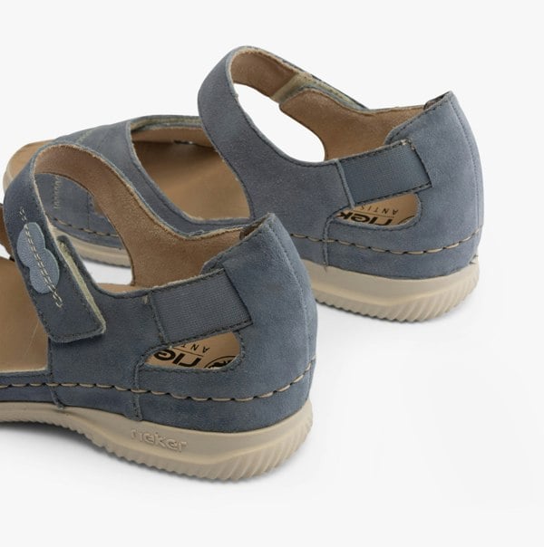 Rieker V7474-10 Womens Sandals - Blue