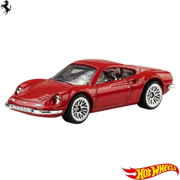 Hot Wheels Ferrari 5 Pack 1:64 Scale Die-Cast Toy Cars JLN12