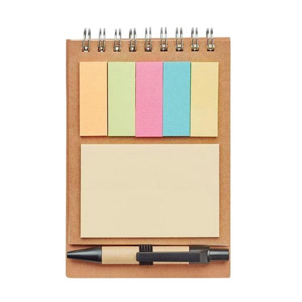 MidOcean Multibook Notepad And Pen - Beige - 