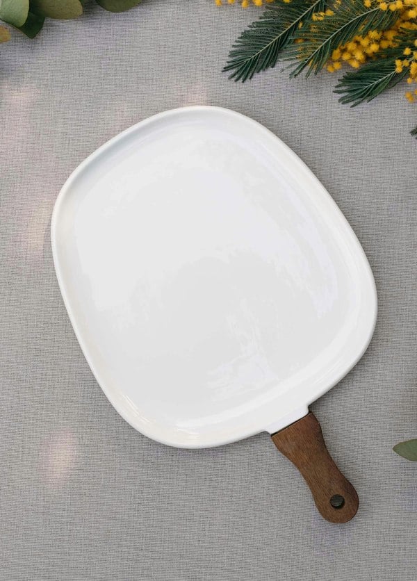 Rozi Woody Collection Porcelain Serving Board