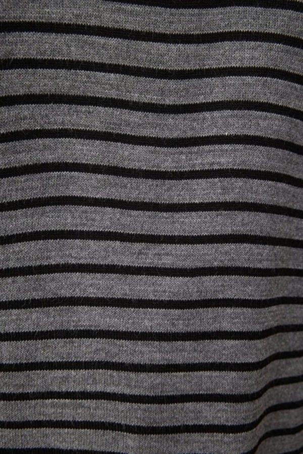 WOVCOR Basic Striped Knit Sweater