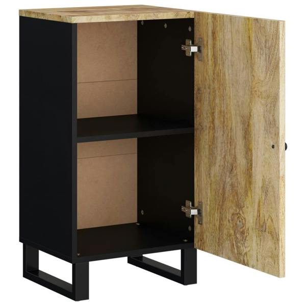 Berkfield Sideboard with Door 40x31x75 cm Solid Wood Mango