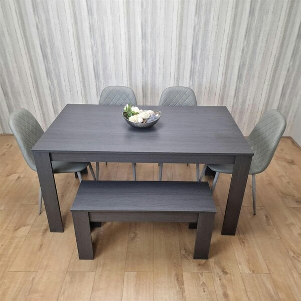 Kosy Koala Dining Table Set with 4 Chairs and a Bench Dining Room and Kitchen table set of 4