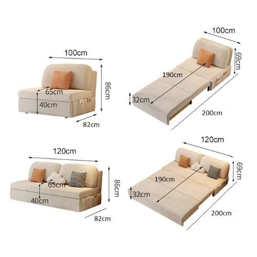 Emmanuel Two Seater Sofa Bed-Ritconcept-Rit Concept