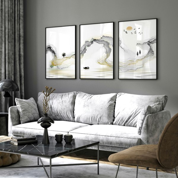 Japanese art wall | set of 3 framed wall art