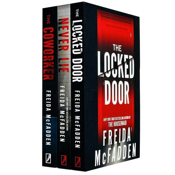 Story fire UK Ltd Freida McFadden Collection 3 Books Set (Never Lie, The Locked Door & The Coworker)