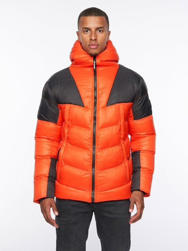 Duck and Cover Raymax Padded Jacket Orange