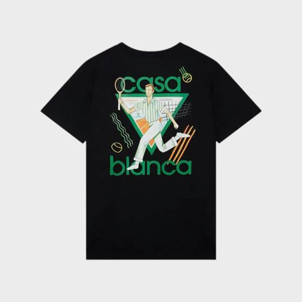 Casablanca Printed T-Shirt Le Jeu Black