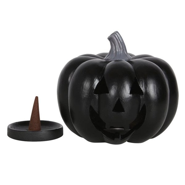 Serano Black Pumpkin Incense Cone Holder
