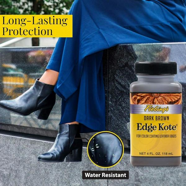 Fiebing's Edge Kote - Leather Edge Sealer and Finisher 4oz