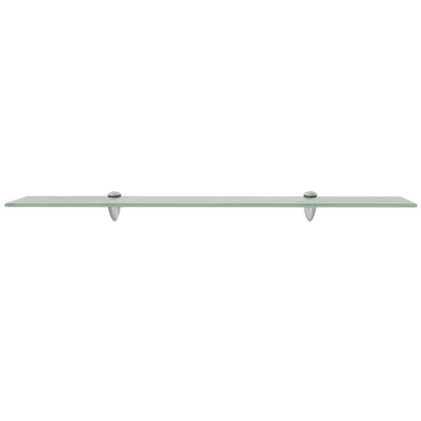 Berkfield Floating Shelves 2 pcs Glass 80x10 cm 8 mm