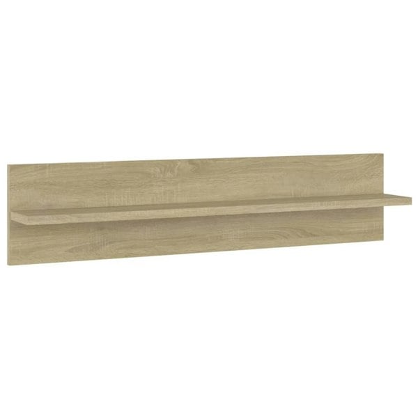 Berkfield Wall Shelf 2 pcs Sonoma Oak 80x11.5x18 cm Engineered Wood