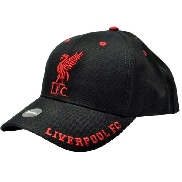 Liverpool FC Unisex Adult Mass Frost Snapback Cap - Black/Red