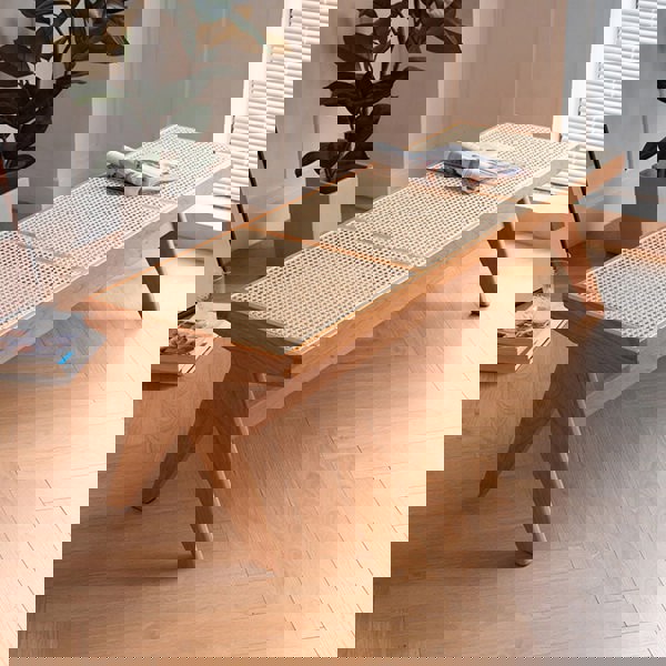 Noah Rattan Bench, Wood-Rit Concept-Rit Concept