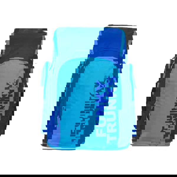 Blue Funky Trunks Pressure Point Space Case backpack with teal accents