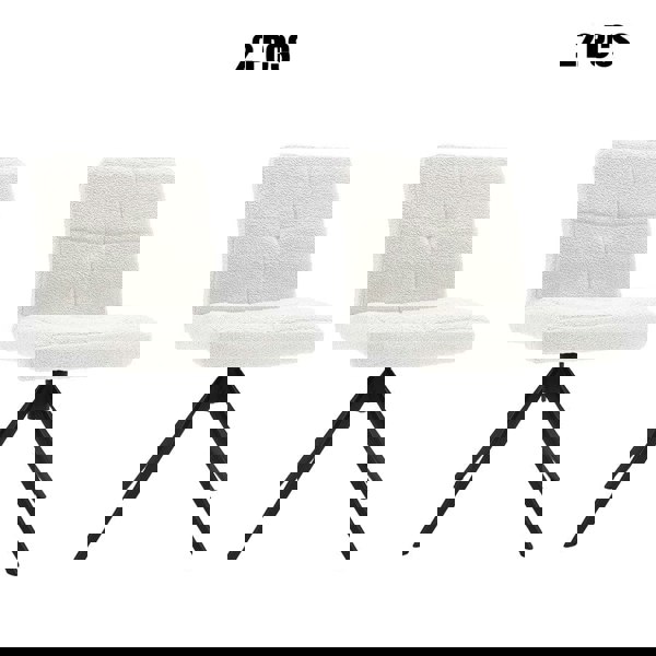 2Pcs Plush Breakfast Bar Stools Living and Home