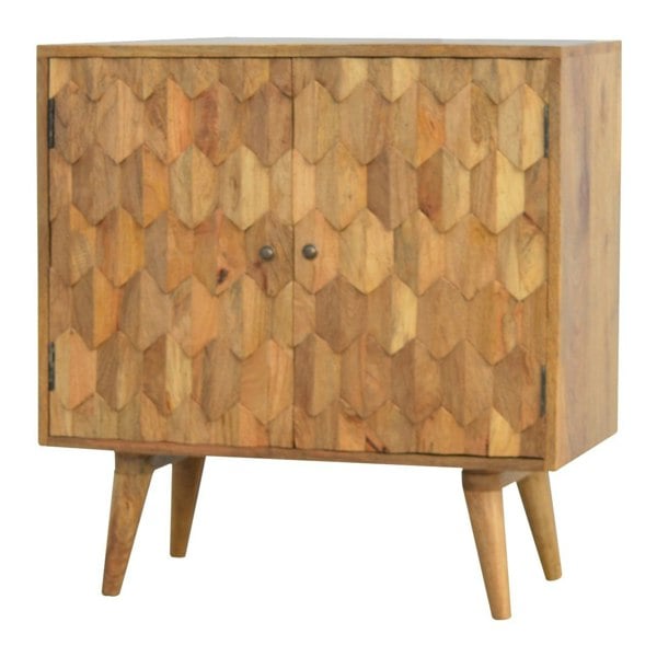 Artisan Furniture Pineapple Carved Cabinet