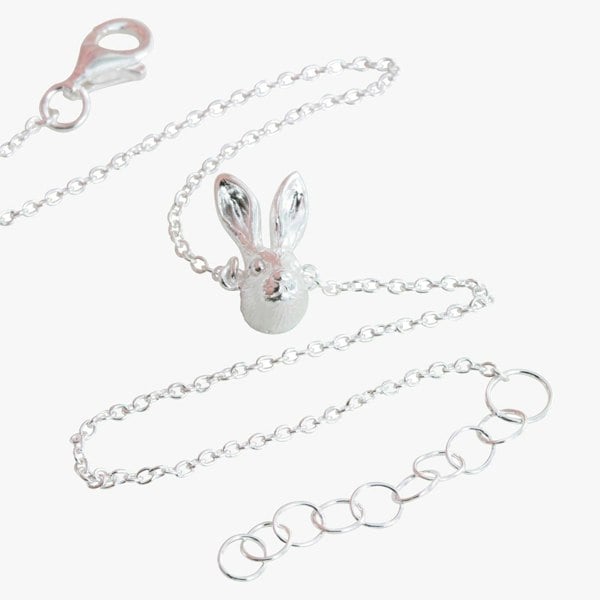 Hare Mask Sterling Silver Adjustable Bracelet - Reeves & Reeves