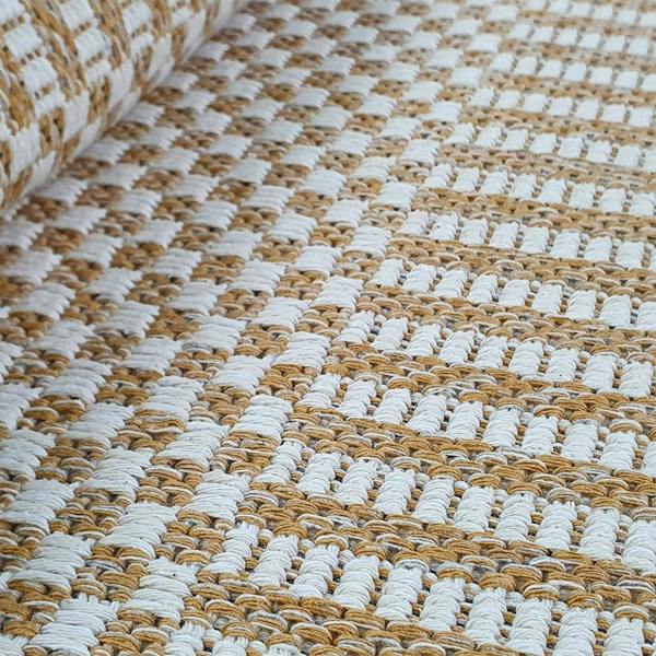 Viva Rugs Cotton Rugs Small Extra Large Runners Mustard Yellow Cream White Washable Flat Weave Carepts Striped Woven Area Mats