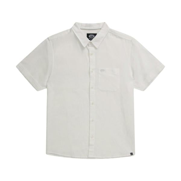 Animal Mens Bayside Organic Shirt - White - 