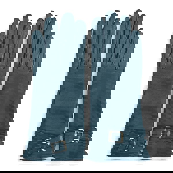 Infinity Leather Women's Genuine Leather Adjustable Wrist Buckle Gloves