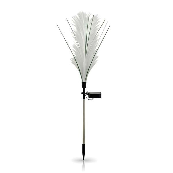 Milagro Fiber Solar Lamp 3000K Ip44 White + Green