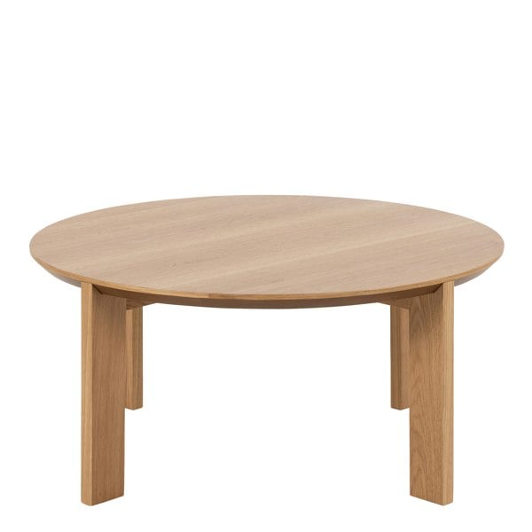 Furniture To Go Maxime Round Coffee Table in Matt Oak