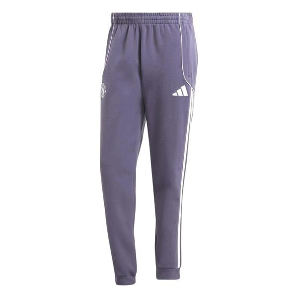 Adidas Mens Manchester United FC Double Knit Tracksuit Bottoms - Purple - 