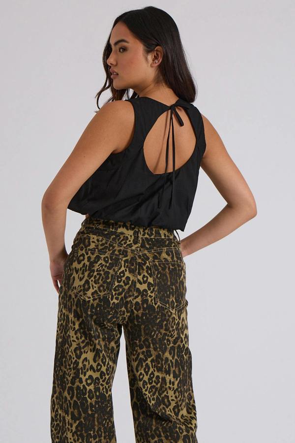 Urban Bliss Open Back Bubble Top