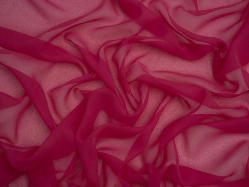 Minerva Core Range Minerva Light Sheer Chiffon Fabric - Plain Design Dressmaking Fabric, 110 cm / 44" Wide - per metre