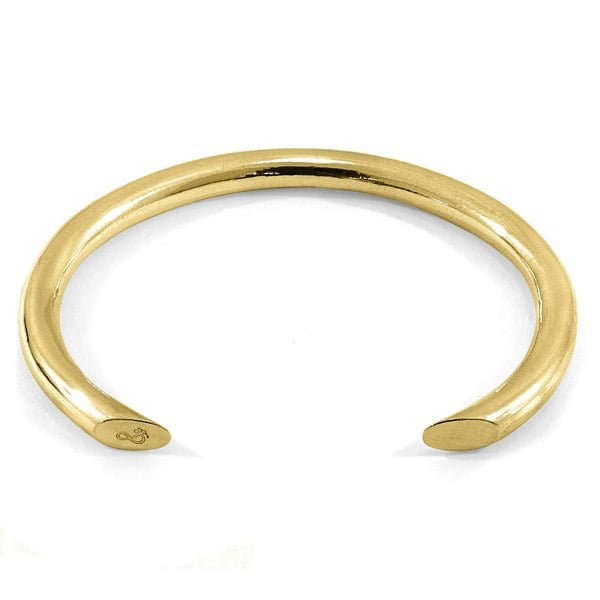 Anchor & Crew Samson Round Maxi Wayfarer 9ct Yellow Gold Bangle