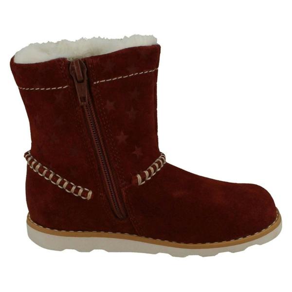 Clarks Girls Clarks Casual Warmlined Boots Crown Piper