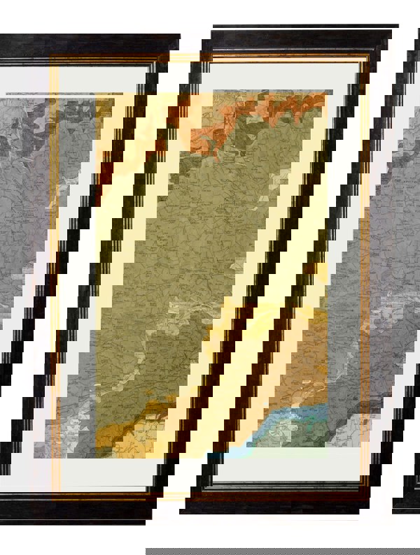 Exceptional Art C.1850 British Geology Maps