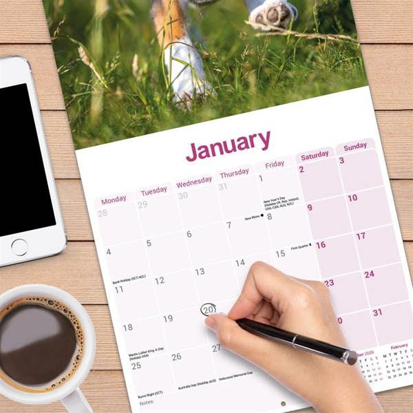 Beagle Calendar 2027, Wall Calendars, Month To View, Dogs, Gift