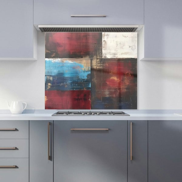 Warren Reed - Designer Rustic Harmony In Bold Colours Kitchen Splashback