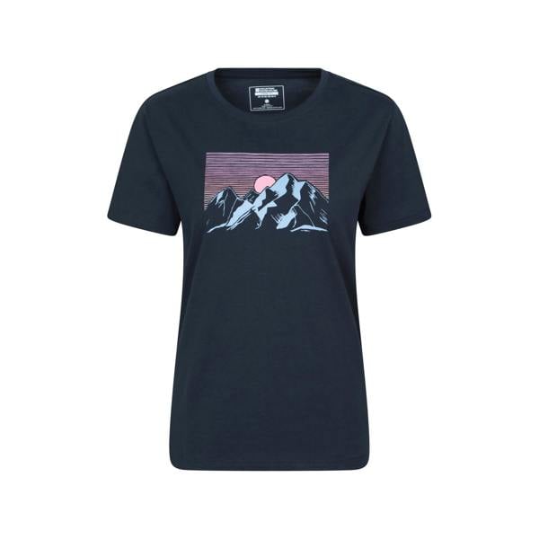 Mountain Warehouse Womens/Ladies Breathable Loose Fit T-Shirt - Navy