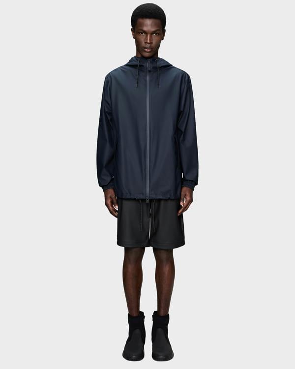 Rains Storm Breaker Unisex Jacket - 47 Navy | CHO | Designer Unisex Rain Coats