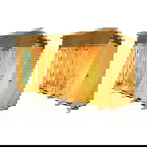 Shire Lela 16x4 Multiroom Summerhouse and Storage Shed - Best Shed