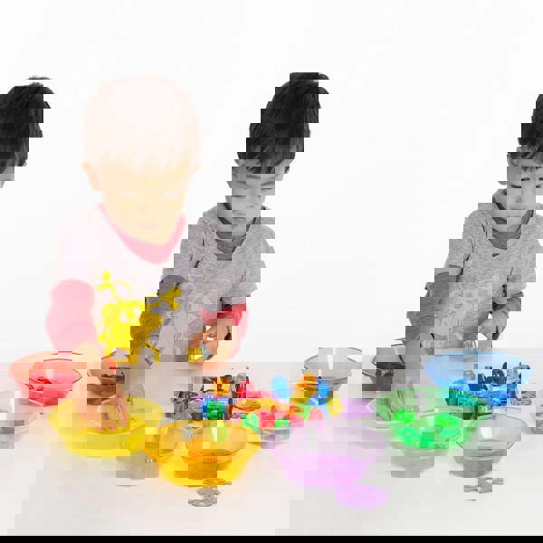 tickit Translucent Colour Sorting Bowls