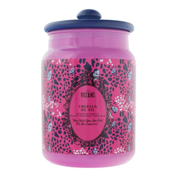 Disney Villains Cruella De Vil Black Pepper And Foxglove Scented Candle 430g