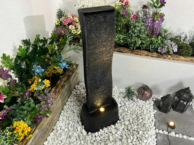 Tranquillity Water Features Noir Cascade Oriental Water Feature