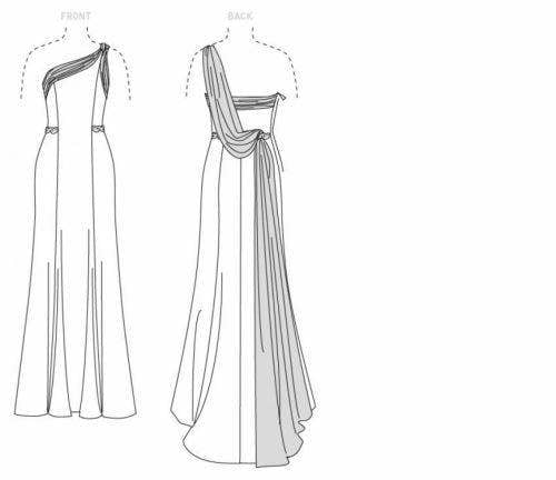 Vogue Sewing Pattern 1616, Dresses for Women, A5 (6-8-10-12-14) - Advanced